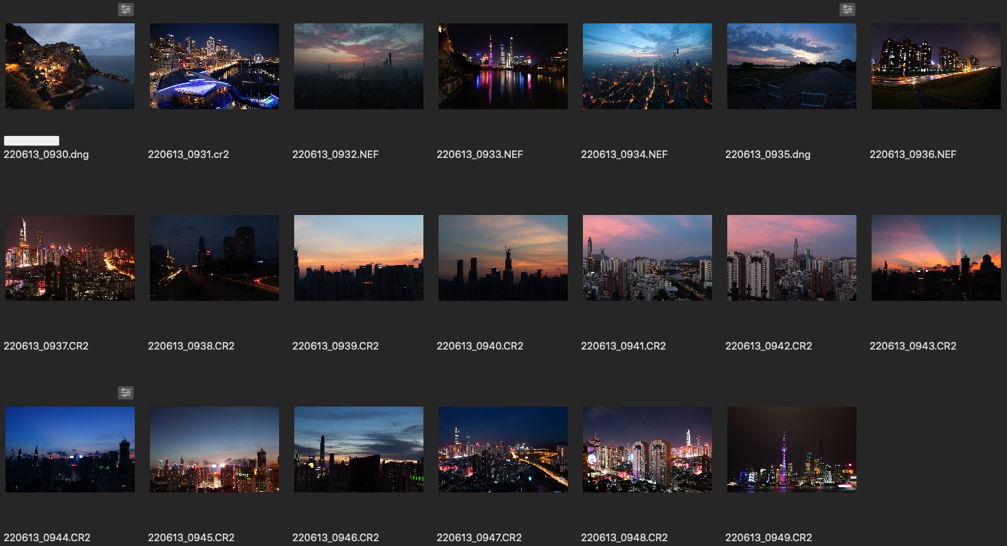 建筑修图练习原片 NEF格式未修原图 上海城市夜景